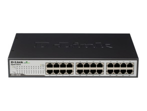 Switch de Red D-Link 24 Puertos Gigabit Ethernet - Alto Rendimiento