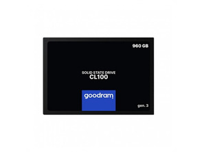 Añadir a la cesta Disco Duro 2.5'' SSD 960GB SATA 3 GOODRAM CL10 Gen.2 Disco Duro 2.5'' SSD 960GB SATA 3 GOODRAM CL10 Gen.2
