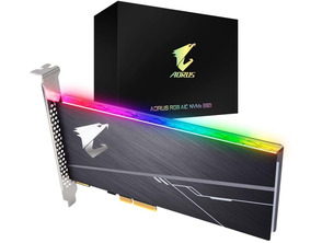 Disco Duro SSD PCIe 1TB Gigabyte Aorus AIC X4 RGB