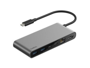 DOCKING BELKIN USB-C CONECTIVIDAD 2.5Gb PD 100W HDMI RJ45 USB-A SD MICROSD