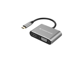 DOCKING USB-C CONCEPTRONIC DONN016 1xHDMI 4K 1xVGA 1xUSB-C PD 100W