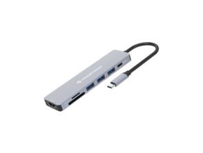 DOCKING USB-C CONCEPTRONIC DONN19G 1xHDMI 3xUSB-A 3.0 1xUSB-C PD 100W 1xLECTOR SD/MICROSD