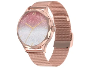 Reloj Inteligente DT NO.1 DT Diamond Dorado con Correa Metálica