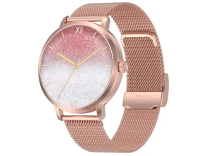 Reloj Inteligente DT NO.1 DT S Dorado con Correa Metálica