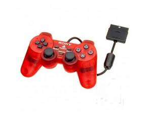 Dual Shock 2 Rojo Transparente