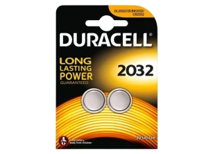 Duracell Pack x2 Pila de Botón 2032 3V - Pilas Duracell