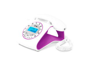 Añadir a la cesta Teléfono Retro Elegance SPC 3606T Blanco/Violeta Teléfono Retro Elegance SPC 3606T Blanco/Violeta