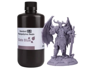 ELEGOO Resina Estándar v2.0 Azul Pizarra - Para Impresoras 3D de Resina LCD 1KG