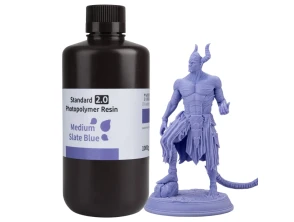 ELEGOO Resina Estándar v2.0 Azul Pizarra 1KG - Para Impresoras 3D de Resina LCD