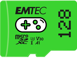 Emtec MicroSD XC UHS-1 U3 V30 A1 128GB Verde Switch