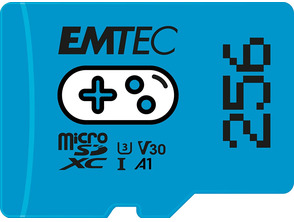 Emtec MicroSD XC UHS-1 U3 V30 A1 256GB Azul Switch