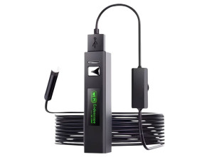 Endoscopio WiFi 8 mm enfoque automático 5 MP para Android/iPhone - Cable rígido 5 m