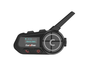 EuroFone S6-SC-B Full Duplex para 6 conductores - Intercomunicador para Motocicletas Avanzado