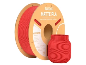 ELEGOO PLA MATTE Rojo Mate 1kg - Filamento 1.75mm para Impresoras 3D FDM
