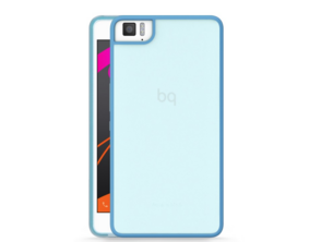Funda Aquaris M5.5 Azul Gummy