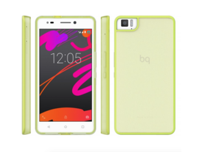 Funda Aquaris M5.5 Verde Gummy