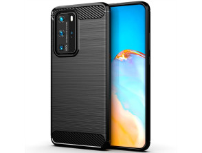 Funda Carbon Ultra Huawei P40 Pro - Negro