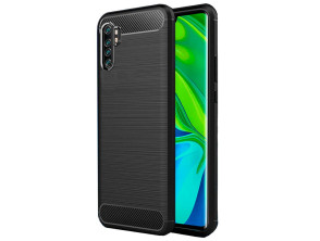Funda Carbon Ultra Xiaomi Mi Note 10 Lite - CROCOCASE - Negro
