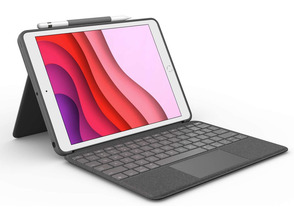 Funda con Teclado Logitech Combo Touch iPad (7ª y 8ª Gen) 10.2" Gris