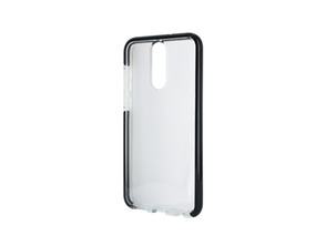 Crystal Soft Bump Transparente Negro Huawei Mate 10 Lite Muvit