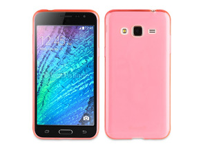 Funda Crystal Soft Lite Samsung Galaxy J3(2016) Rosa Muvit