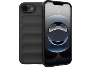 Añadir a la cesta Funda de silicona Wave para iPhone 17e/16e - Negro - Marca CROCOCASE Funda de silicona Wave para iPhone 17e/16e - Negro - Marca CROCOCASE