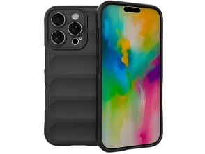 Añadir a la cesta Funda de silicona Wave iPhone 16 Pro Max Negro - CROCOCASE Funda de silicona Wave iPhone 16 Pro Max Negro - CROCOCASE