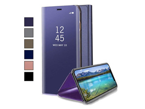 Funda Espejo Tipo Libro Para iPhone X/XS Azul