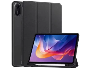 Funda Inteligente Xiaomi Redmi Pad 2 con Soporte Negro - CROCOCASE