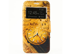 Funda Libro Samsung j3 2016 Mapa Reloj