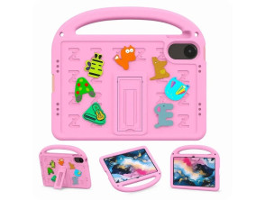Funda para tablet Xiaomi Redmi Pad Pro 12.1 Rosa con dibujos animados para niños y correa antigolpes