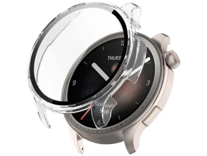 Funda PC + Cristal Templado Transparente para Amazfit Balance - Marca CROCOCASE