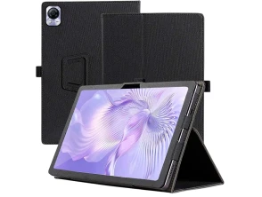 Funda Inteligente Blackview MEGA 1 con Soporte Negro de CROCOCASE