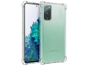 Funda de silicona reforzada para Samsung Galaxy S20 FE / S20 FE 5G - Transparente