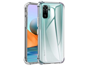 Funda de silicona Reforzada Xiaomi Poco M5s / Redmi Note 10 / Redmi Note 10S - CROCOCASE - Transparente