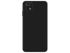 Funda Samsung Galaxy A22 5G A226 Square Liquid Negro - CROCOCASE