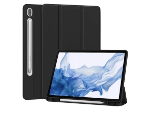Funda Negra Compatible Samsung Galaxy Tab S10 FE+ - CROCOCASE