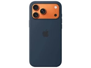 Añadir a la cesta Funda de silicona con MagSafe para iPhone 17 Pro Max en Medianoche Funda de silicona con MagSafe para iPhone 17 Pro Max en Medianoche