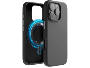 Funda Suave Magsafe Compatible iPhone 16 Pro Negro - CROCOCASE