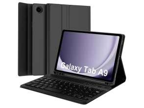 Tapa con Teclado Samsung Galaxy Tab A9 (Inglés) - CROCOCASE