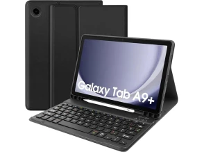 Funda con Teclado Samsung Galaxy Tab A9+ - Crococase (Inglés)
