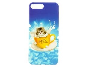 Funda TPU iPhone 7 Plus Gato Leche X-One