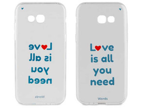 Añadir a la cesta Funda TPU Transparente Love is all you Need Samsung Galaxy A5 2017 Funda TPU Transparente Love is all you Need Samsung Galaxy A5 2017