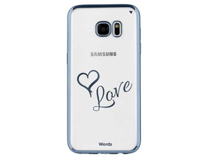 Añadir a la cesta Funda TPU Transparente Love Samsung Galaxy S7 Edge Words Funda TPU Transparente Love Samsung Galaxy S7 Edge Words
