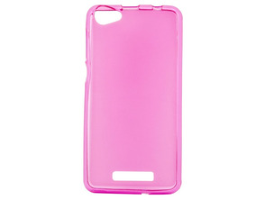 Funda TPU Wiko Lenny 3 Max Rosa X-One