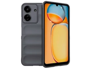 Funda de silicona Wave para Xiaomi Redmi 13C / Poco C65 / Poco M6 5G en Gris - CROCOCASE