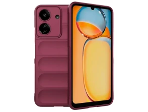 Funda de silicona Wave Borgoña para Xiaomi Redmi 13C / Poco C65 / Poco M6 5G