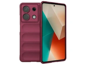 Funda de silicona Xiaomi Redmi Note 13 5G Wave Borgoña