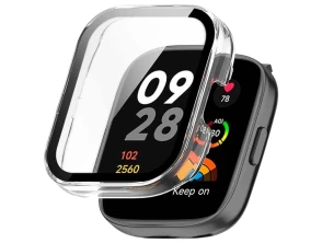 Funda PC + Cristal Templado Xiaomi Redmi Watch 3 Transparente - CROCOCASE