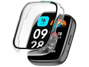 Funda PC y Cristal Templado Xiaomi Redmi Watch 3 Active Transparente - CROCOCASE